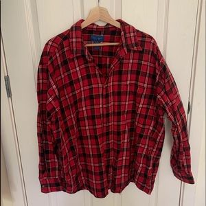 Red Flannel Long Sleeve button down